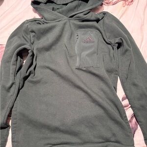 Adidas Dark Gray Pullover Hoodie